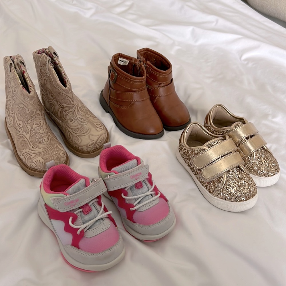 Toddler shoe and boots bundle